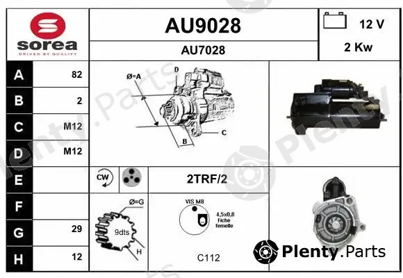 Snra AU9028 — Starter