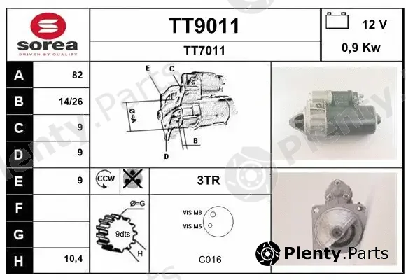 Snra TT9011 — Starter