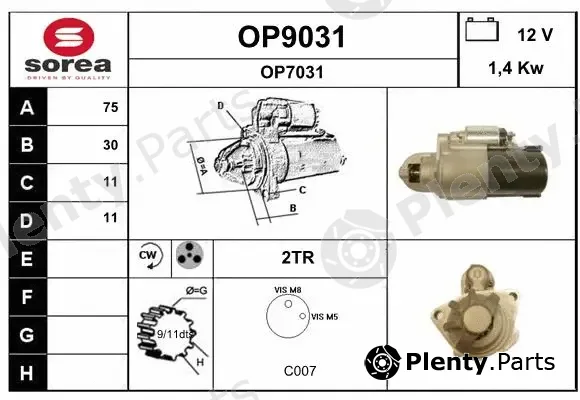 Snra OP9031 — Starter