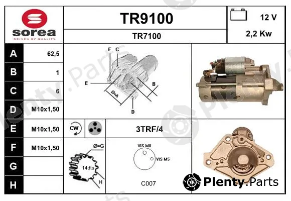 Snra TR9100 — Starter