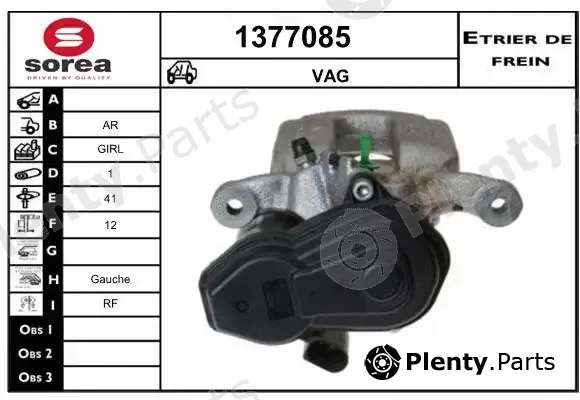 Snra 1377085 — Brake Caliper