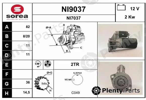Snra NI9037 — Starter