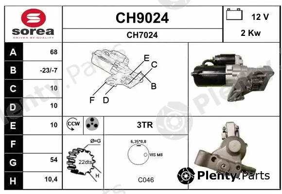 Snra CH9024 — Starter