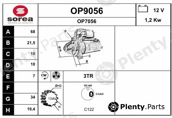 Snra OP9056 — Starter