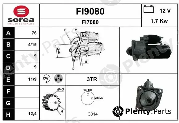 Snra FI9080 — Starter