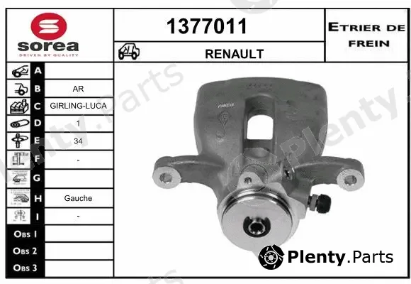 Snra 1377011 — Brake Caliper
