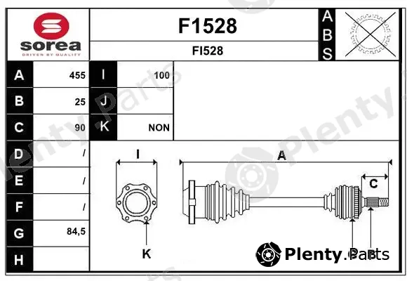 Snra F1528 — Drive Shaft