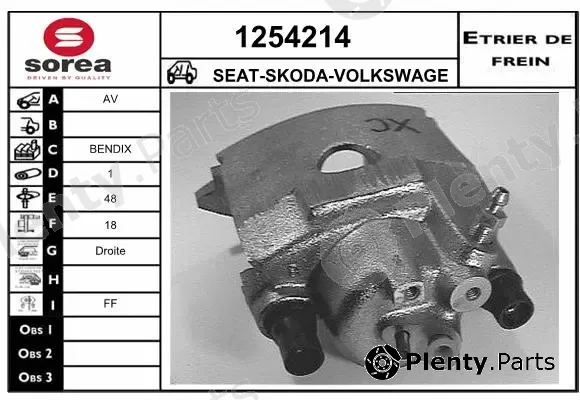 Snra 1254214 — Brake Caliper