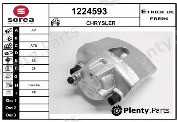 Snra 1224593 — Brake Caliper