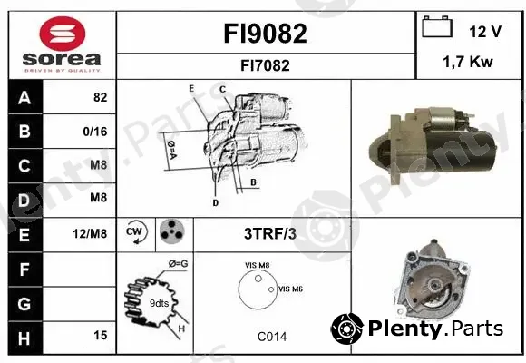 Snra FI9082 — Starter
