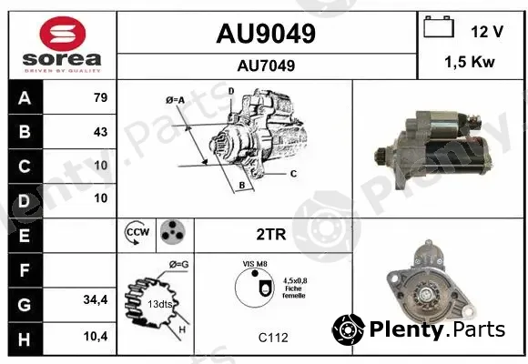 Snra AU9049 — Starter