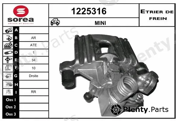 Snra 1225316 — Brake Caliper