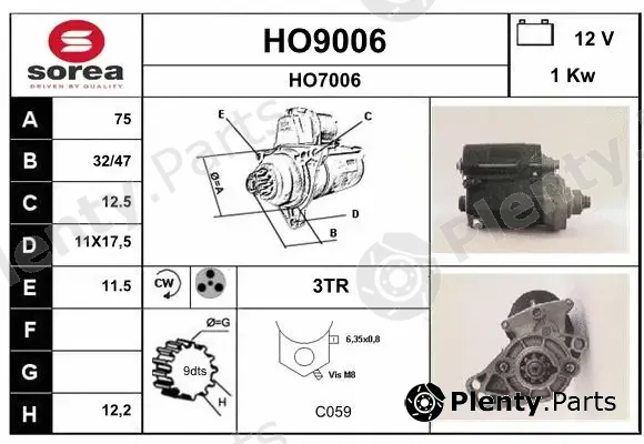 Snra HO9006 — Starter