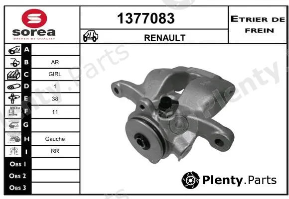 Snra 1377083 — Brake Caliper