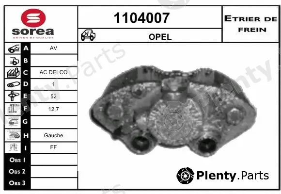 Snra 1104007 — Brake Caliper