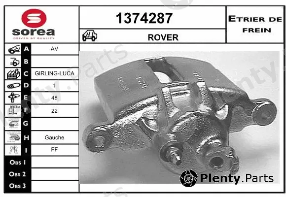 Snra 1374287 — Brake Caliper