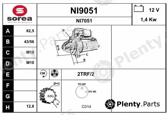 Snra NI9051 — Starter