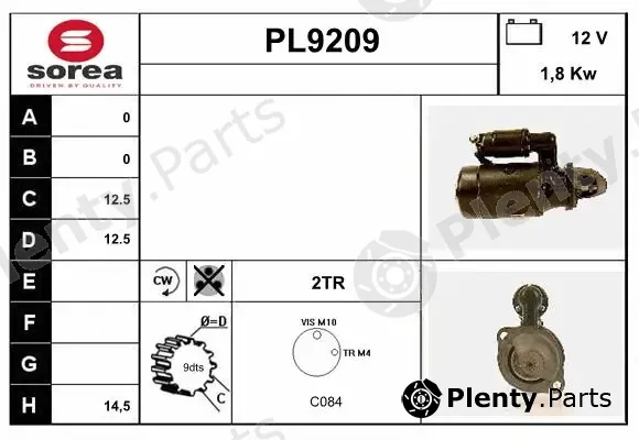 Snra PL9209 — Starter