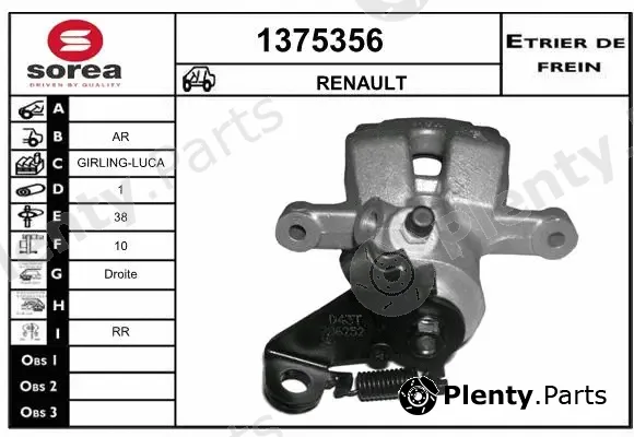Snra 1375356 — Brake Caliper