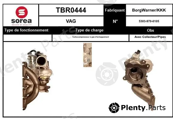 Snra TBR0444 — Charger, charging (supercharged/turbocharged)