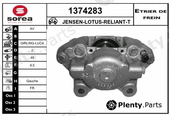 Snra 1374283 — Brake Caliper
