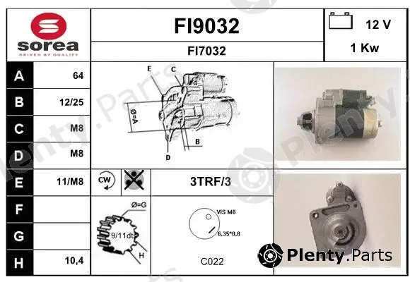 Snra FI9032 — Starter