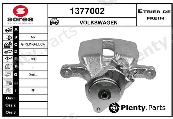 Snra 1377002 — Brake Caliper