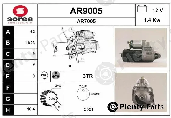 Snra AR9005 — Starter