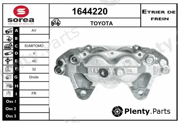 Snra 1644220 — Brake Caliper