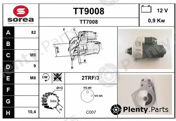 Snra TT9008 — Starter