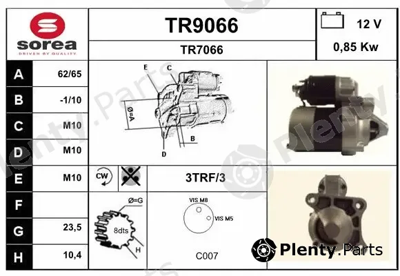 Snra TR9066 — Starter