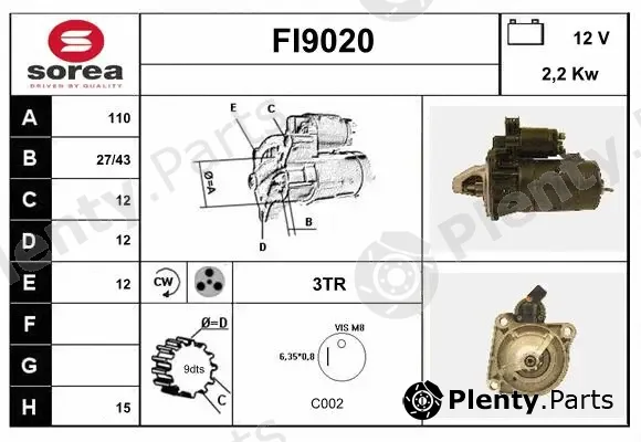 Snra FI9020 — Starter