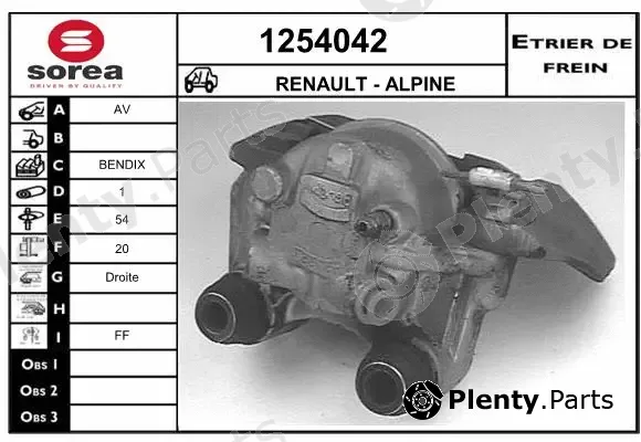 Snra 1254042 — Brake Caliper