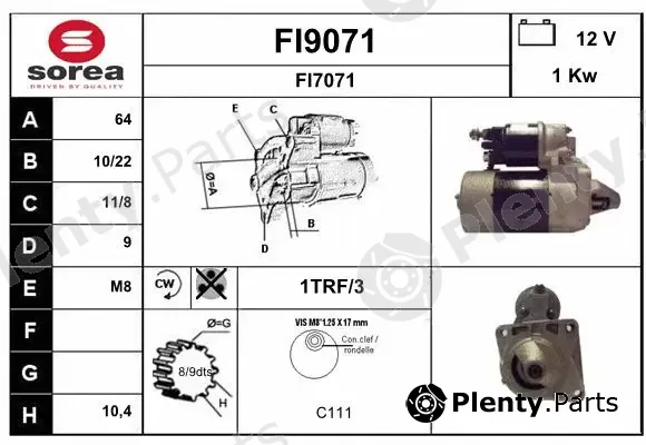 Snra FI9071 — Starter