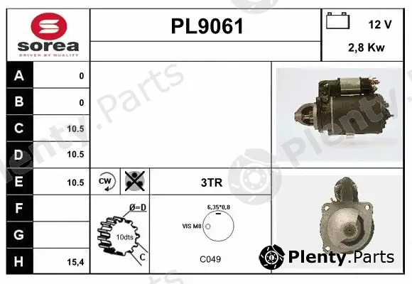 Snra PL9061 — Starter