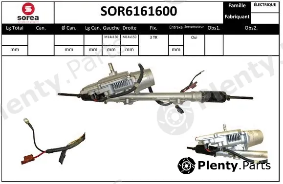 Snra SOR6161600 — Steering Gear