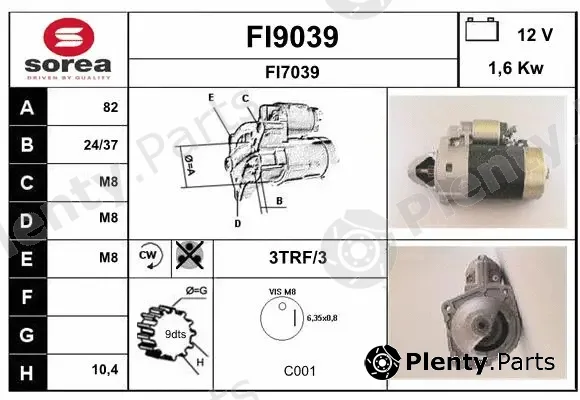 Snra FI9039 — Starter