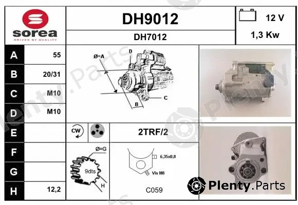 Snra DH9012 — Starter