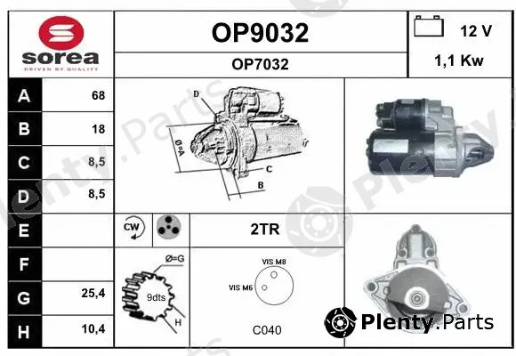 Snra OP9032 — Starter