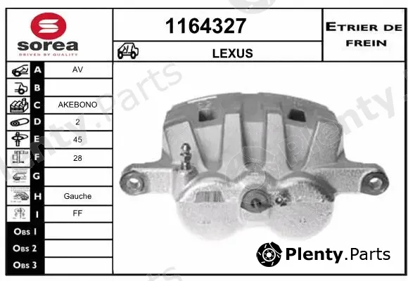 Snra 1164327 — Brake Caliper