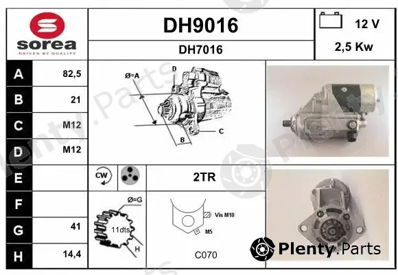 Snra DH9016 — Starter
