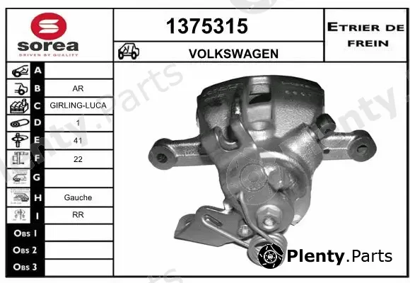 Snra 1375315 — Brake Caliper