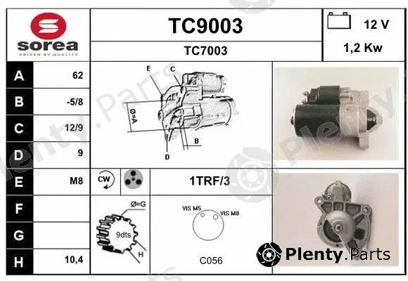 Snra TC9003 — Starter