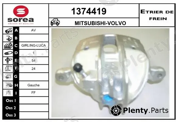 Snra 1374419 — Brake Caliper