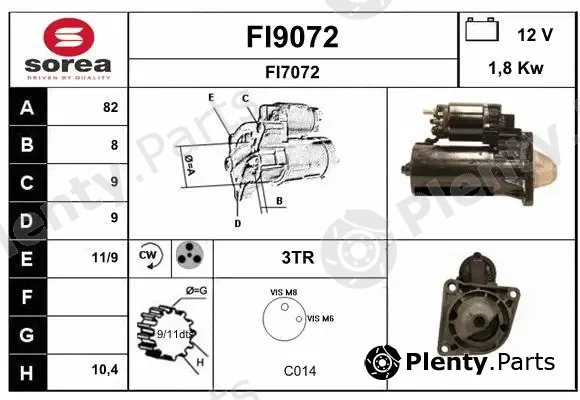 Snra FI9072 — Starter