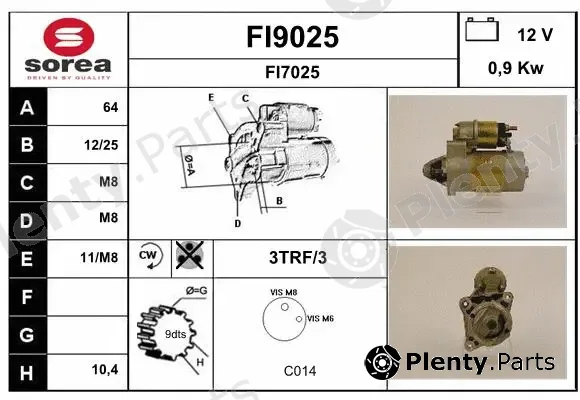 Snra FI9025 — Starter
