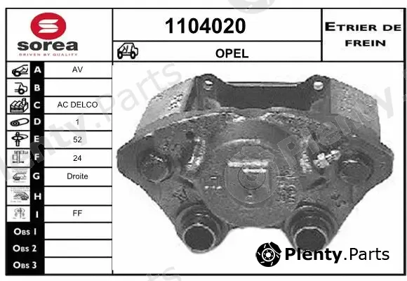 Snra 1104020 — Brake Caliper