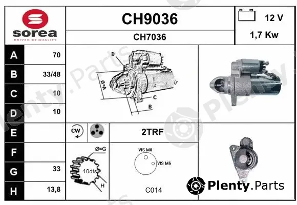 Snra CH9036 — Starter