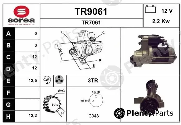 Snra TR9061 — Starter