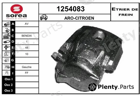 Snra 1254083 — Brake Caliper